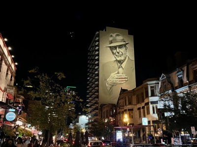 Cohen’s vigil over Montreal
