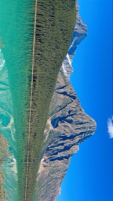 The soft peace of Waterfowl Lakes