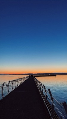A Victoria pier at twilight