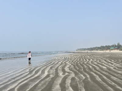 Calligraphy in the sand
