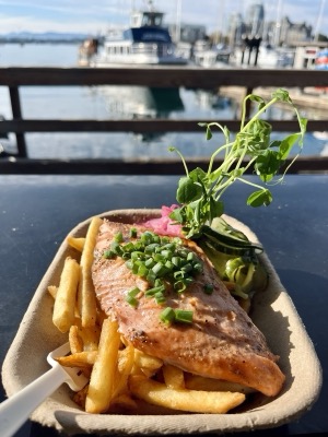 Fresh fish by the harbour