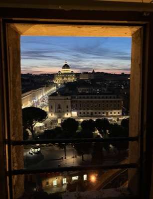 Vatican City beneath the stars