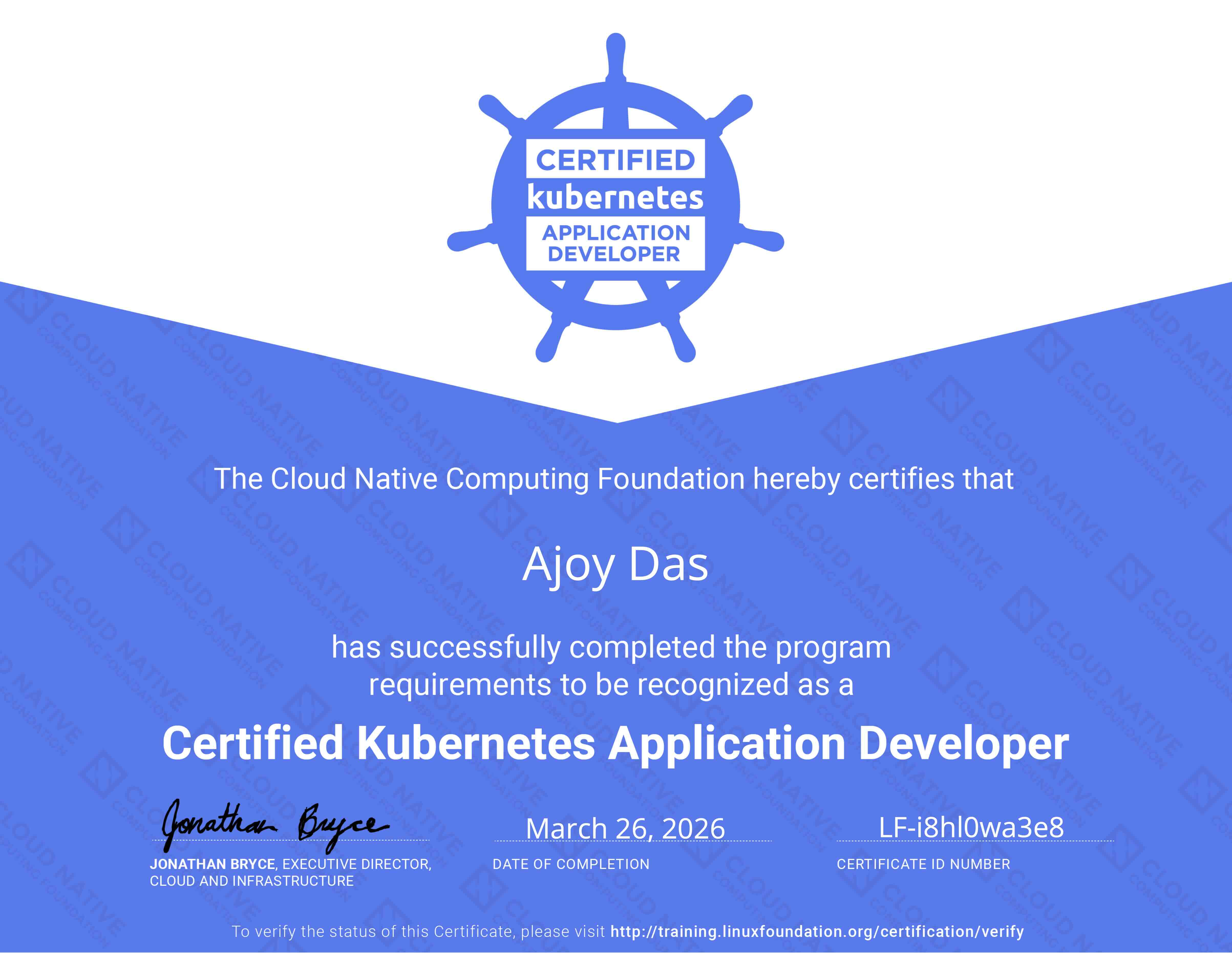CKAD Certificate